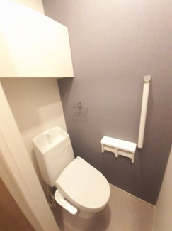 【トイレ】 | ベルシャイン　紀三井寺　Ⅱ | 落ち着いたトイレです