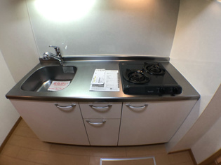 2口ガスコンロ付きキッチンです！