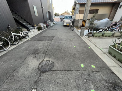 【その他】 | シャンティ下新庄 | 前面道路です