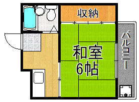 伊丹ＫＲマンションの間取り