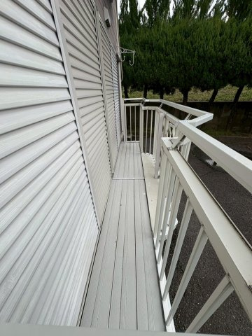 谷川ハイツのバルコニー