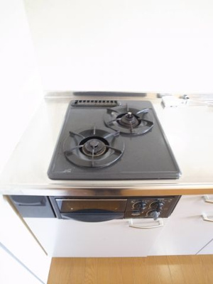 【キッチン】 | アルファヴィレッジ | 2口ガスコンロつき！