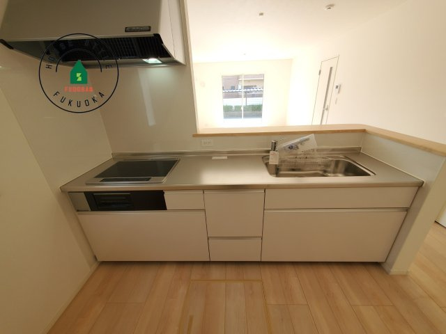 福岡市西区今宿東3丁目第10-6棟(2号棟)の内観：施工例|忙しい朝でも家族揃って食事をしたいゆとりあるダイニングスペース。