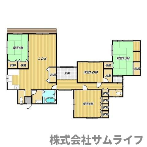 【間取り】 | 旅館のような平家