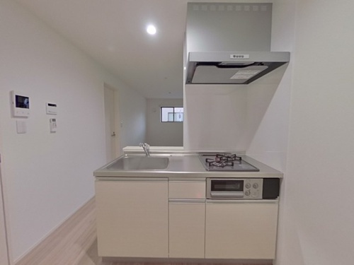 熊本市中央区坪井６丁目のアパートのキッチン