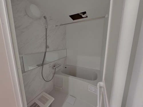 熊本市中央区坪井６丁目のアパートの浴室