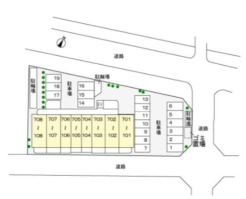 【区画図】 | ヴィラ村雨 | ☆神戸市須磨区　ヴィラ村雨☆