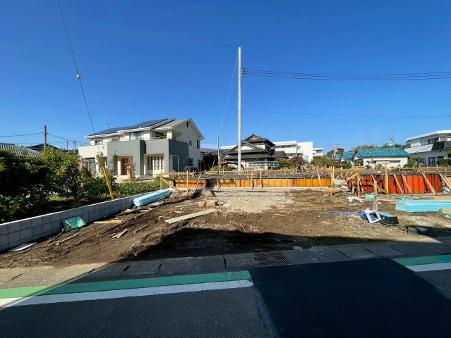 沼津市中沢田第３　新築戸建　全６棟　３号棟　の外観|現地撮影　11.7