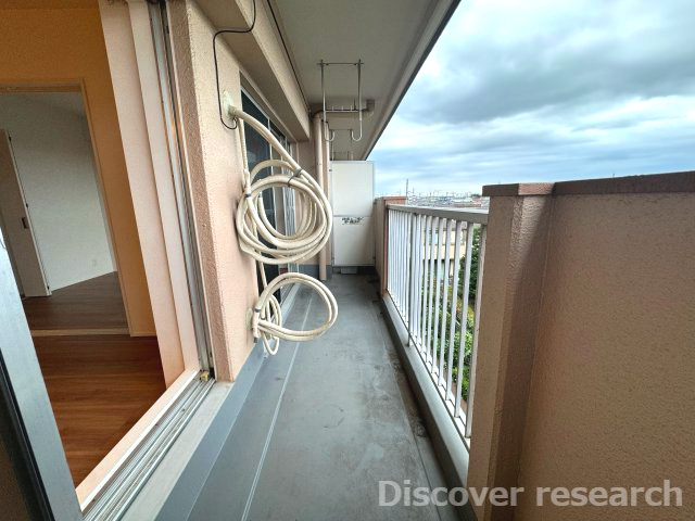 石神井公園ヒミコマンションのバルコニー|【バルコニー（6.61㎡）】
