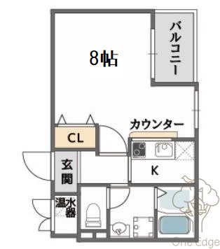 コンフォール南森町の間取り