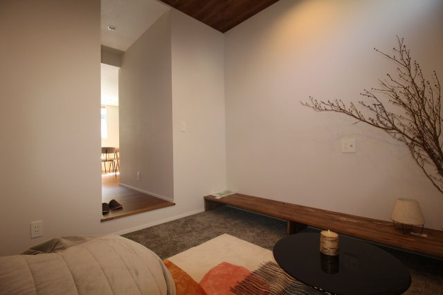 朝倉己　新築戸建　【モデルハウス】の居間・リビング|1Ｆ　4.5帖