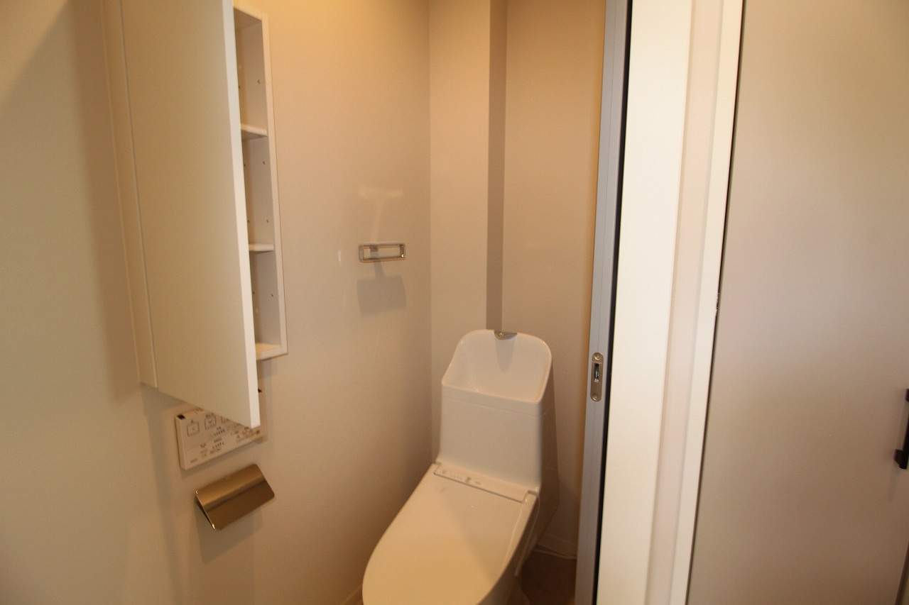 朝倉己　新築戸建　【モデルハウス】のトイレ|1Ｆ