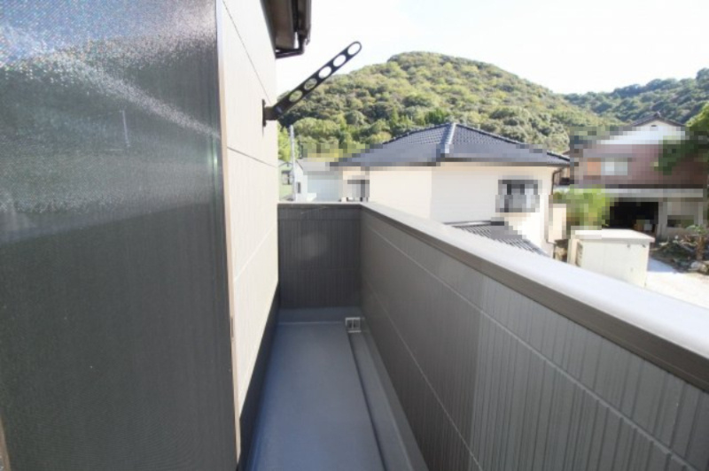 朝倉己　新築戸建　【モデルハウス】のバルコニー