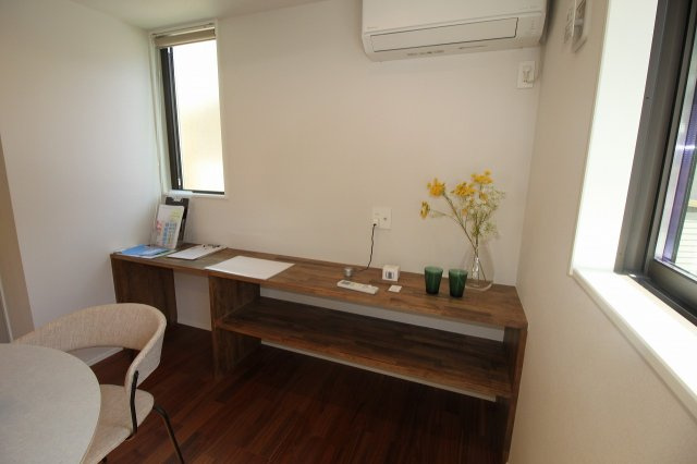 朝倉己　新築戸建　【モデルハウス】のキッチン|エアコン付き