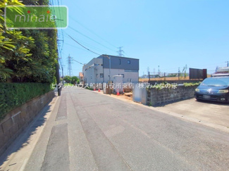 【前面道路含む現地写真】 | 地震に強い家　長期優良住宅　原木4　全2棟　1号棟 | 販売現地