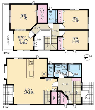 【間取り】 | 西鎌倉3丁目戸建