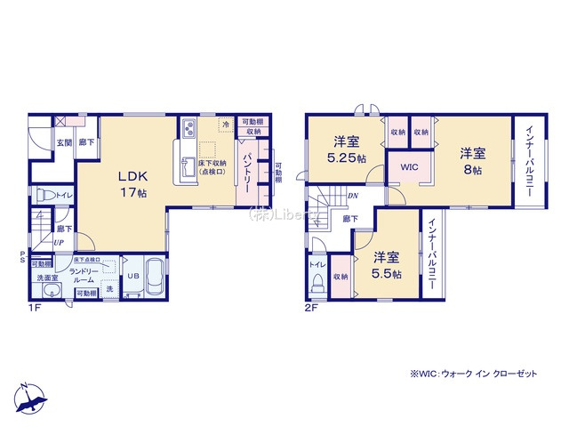 水戸市赤塚4期　新築戸建の区画図