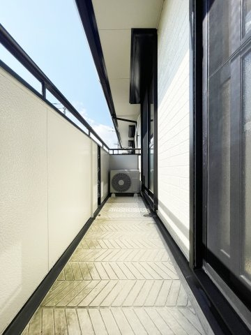 フローラリア田中　Ｂ棟のバルコニー