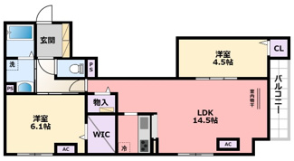 【間取り】 | メゾン・ド・プティエル今津