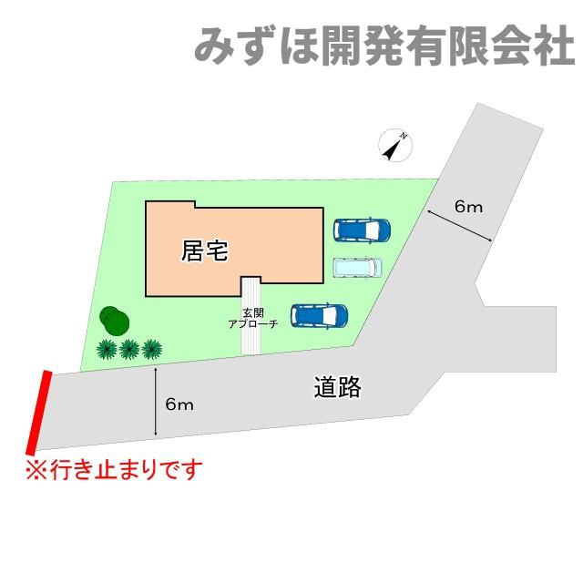 上山市四ツ谷二丁目5-23-37の区画図