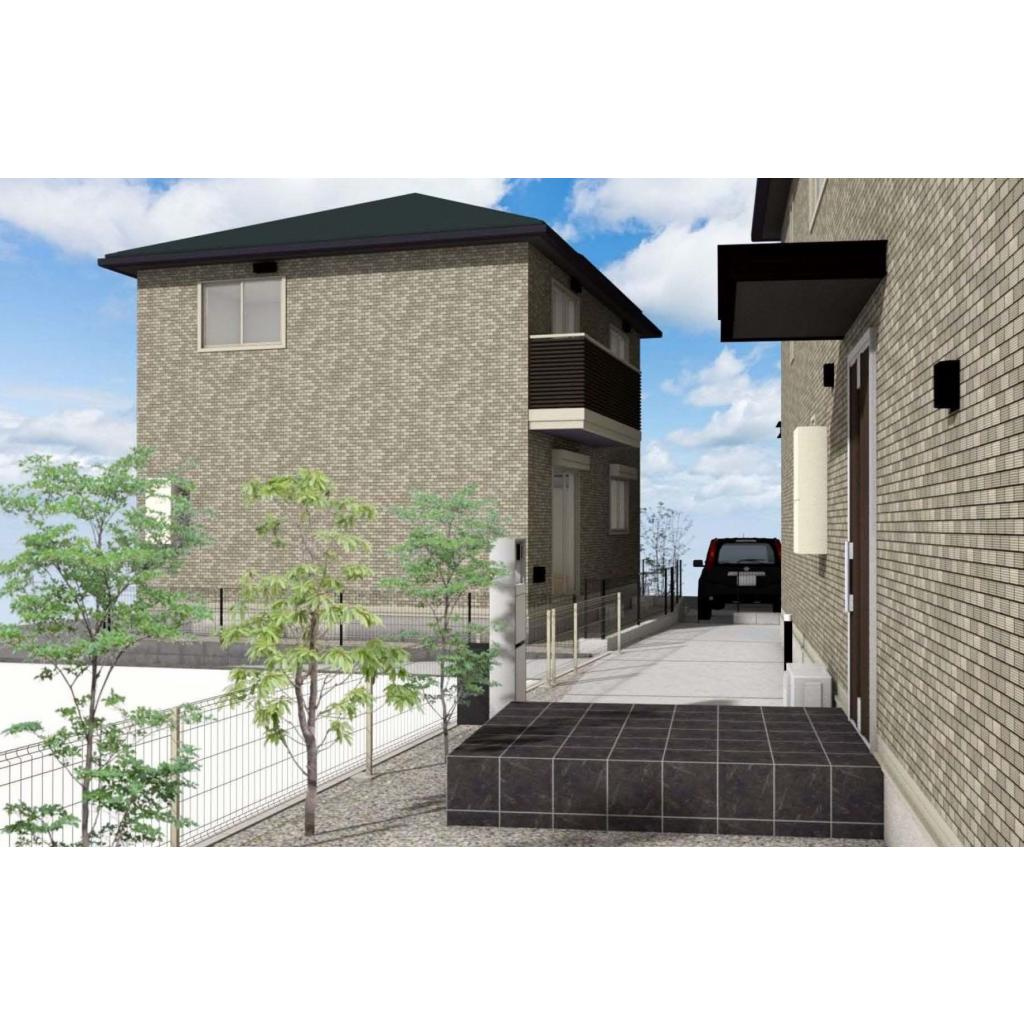 ラシーネ松ヶ丘　Ｂ棟の外観|物件の外観です