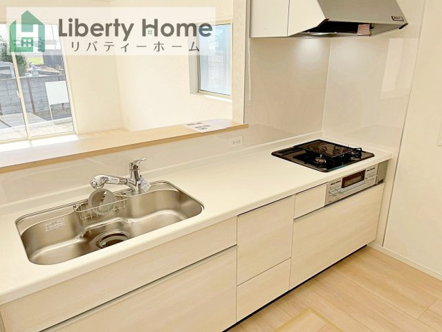 常総市東野原第1　新築戸建のキッチン