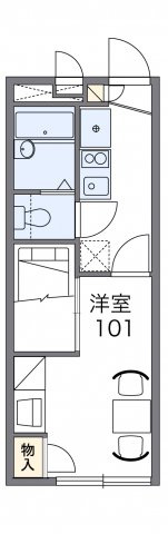 【間取り】 | レオパレス友六