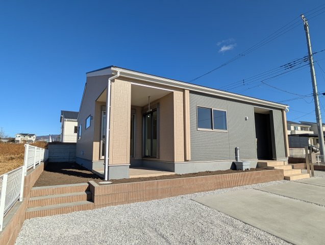 【外観】 | リーブルガーデン.S前橋市富士見町第11時沢ー④ | 人気の平屋住宅登場です！敷地面積75坪！