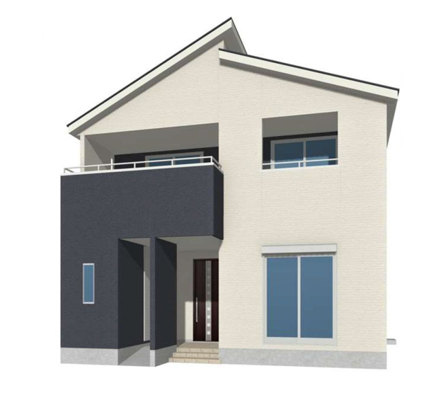 【外観】 | フォーセール渋川市第2金井ー① | （完成予想図）
全居室6帖以上！ゆったり3LDK間取り！