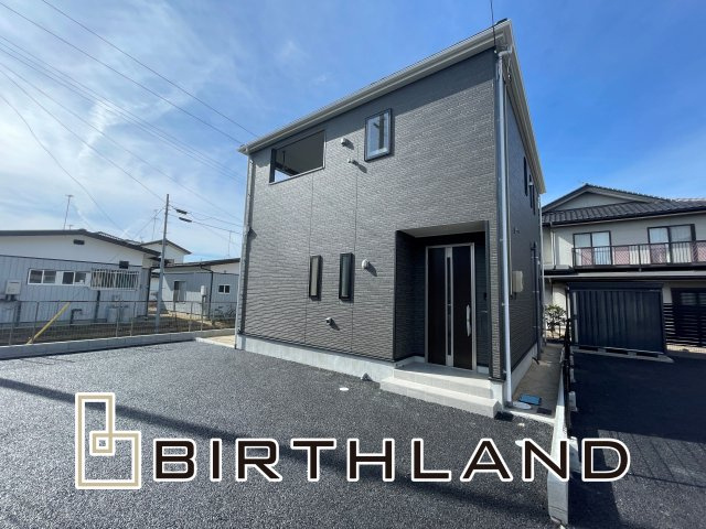 新築戸建・新築建売　本宮市本宮千代田第3　まゆみ小・第一中の外観|2号棟　2025年12月完成予定！