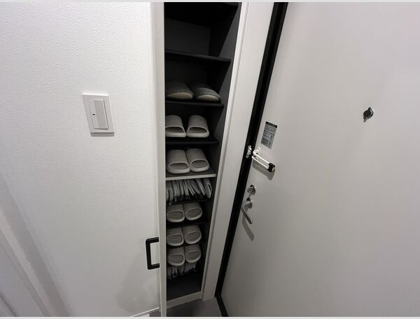 Jack nekoyaⅠの玄関|収納もある玄関です