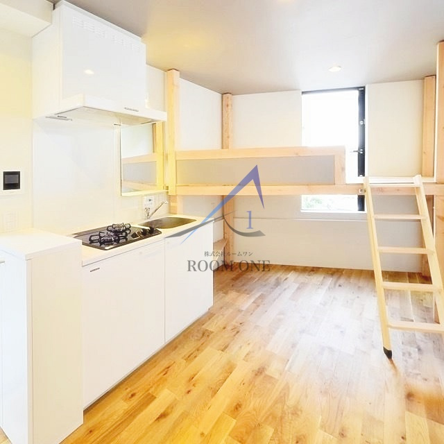 祖師谷アパートメントEの居間・リビング|洋室のお部屋です。