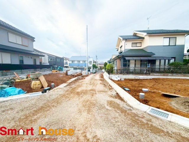 東村山市秋津町　全7区画の前面道路含む現地写真