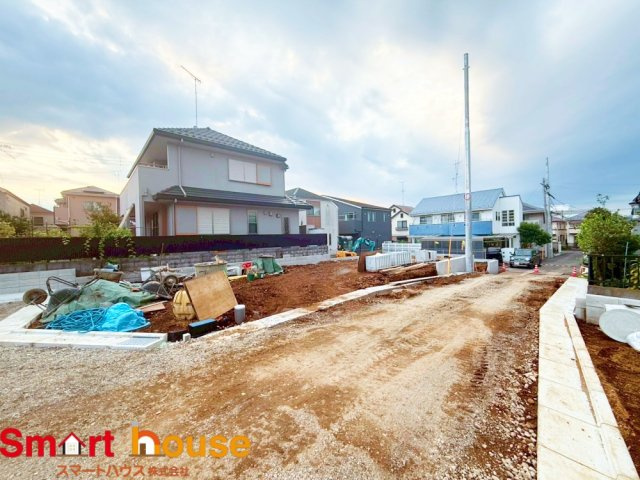 東村山市秋津町　全7区画の前面道路含む現地写真