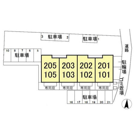 クレールの区画図