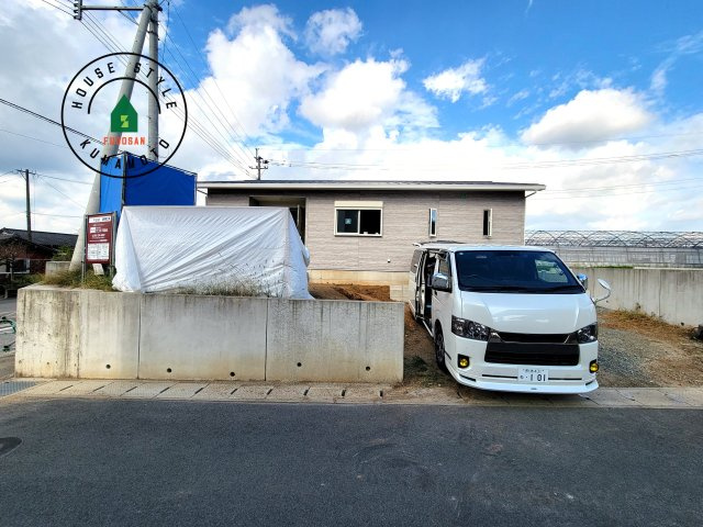 熊本市北区植木町一木第4-1棟（2号棟）　の外観：施工例|デザイン性のある外観です。