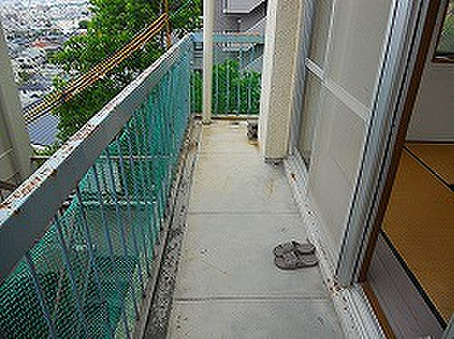 六甲台マンションのバルコニー