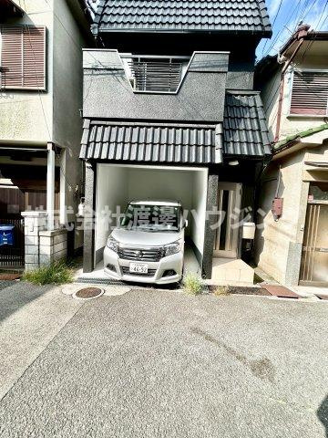 水尾3丁目一戸建の駐車場|軽自動車専用