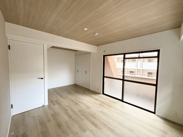 【洋室】 | ロマネスク西公園 | 広々とした洋室は収納スペースがたっぷり！どんなお洒落さんでも安心の大容量収納が自慢です