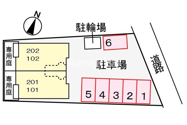 プリティーの駐車場|駐車場