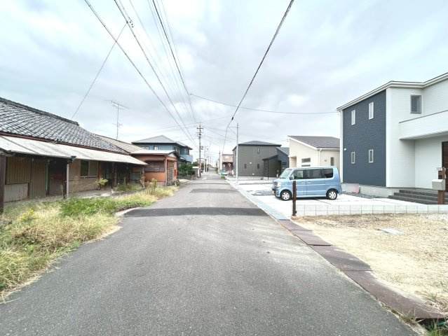 リーブルガーデン　一宮市木曽川町玉ノ井第9　全5区画分譲の前面道路含む現地写真|■前面道路　■ヤマダ不動産　株式会社リライフ　
■夢のマイホーム購入をフルサポートします！