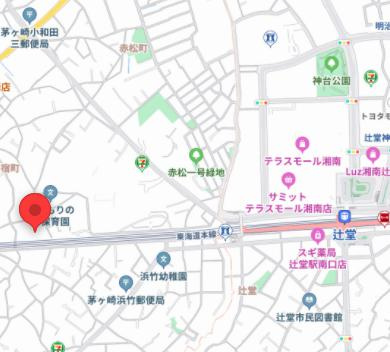 ソレイユ湘南の地図