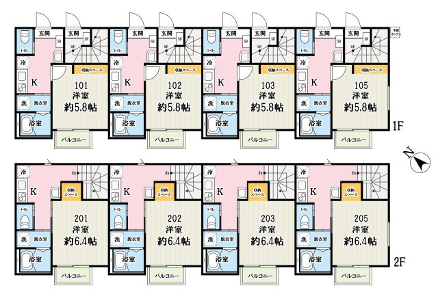 ドメーヌ西堀の区画図