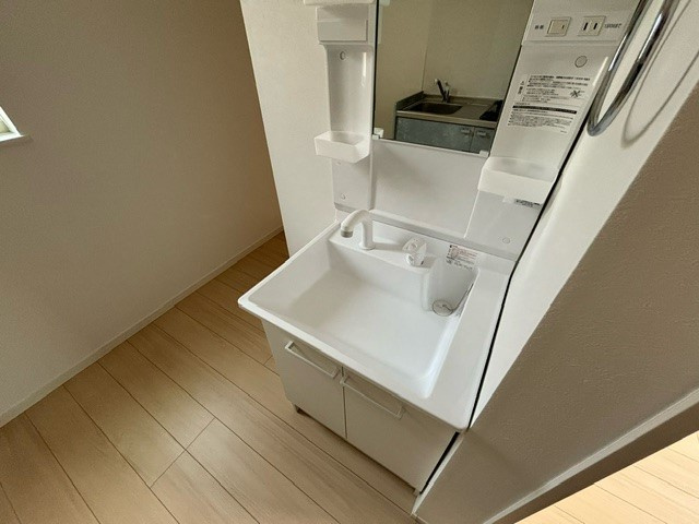 ドメーヌ西堀の洗面所|忙しい朝には欠かせない洗面所です