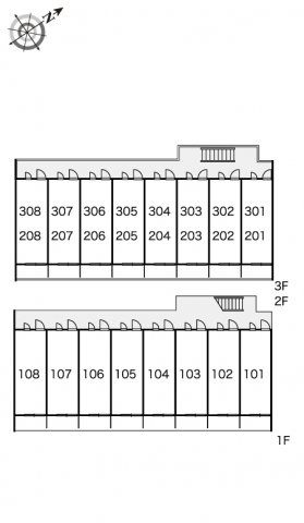 レオパレスパタータの区画図