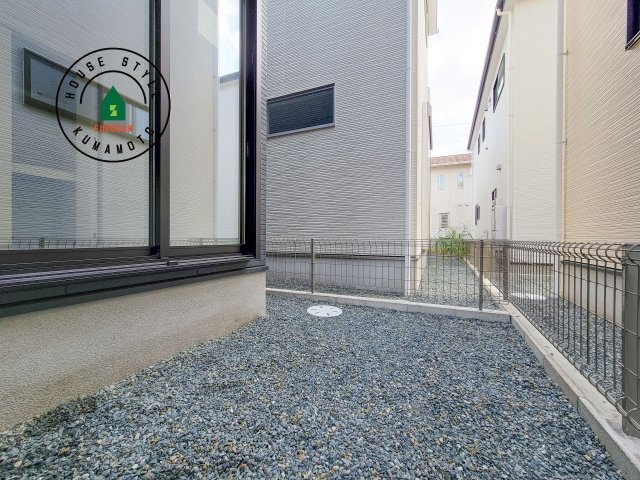 熊本市南区御幸西2丁目第4-3棟（4号棟）　の庭|お庭で自由な時間を過ごせます。