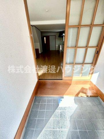 茨木市本町テラスハウスの玄関