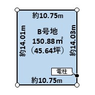 【土地図】 | 一宮市今伊勢町本神戸字花ノ木　B号地