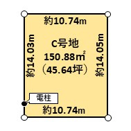 【土地図】 | 一宮市今伊勢町本神戸字花ノ木　C号地