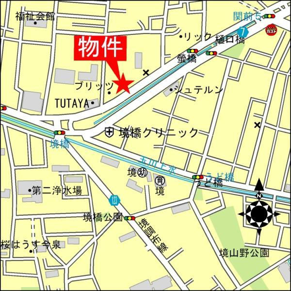 ダイアパレス　プロヴァンシア武蔵境の地図